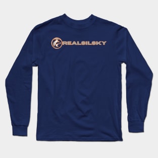 realSILSKY (orange outline) Long Sleeve T-Shirt